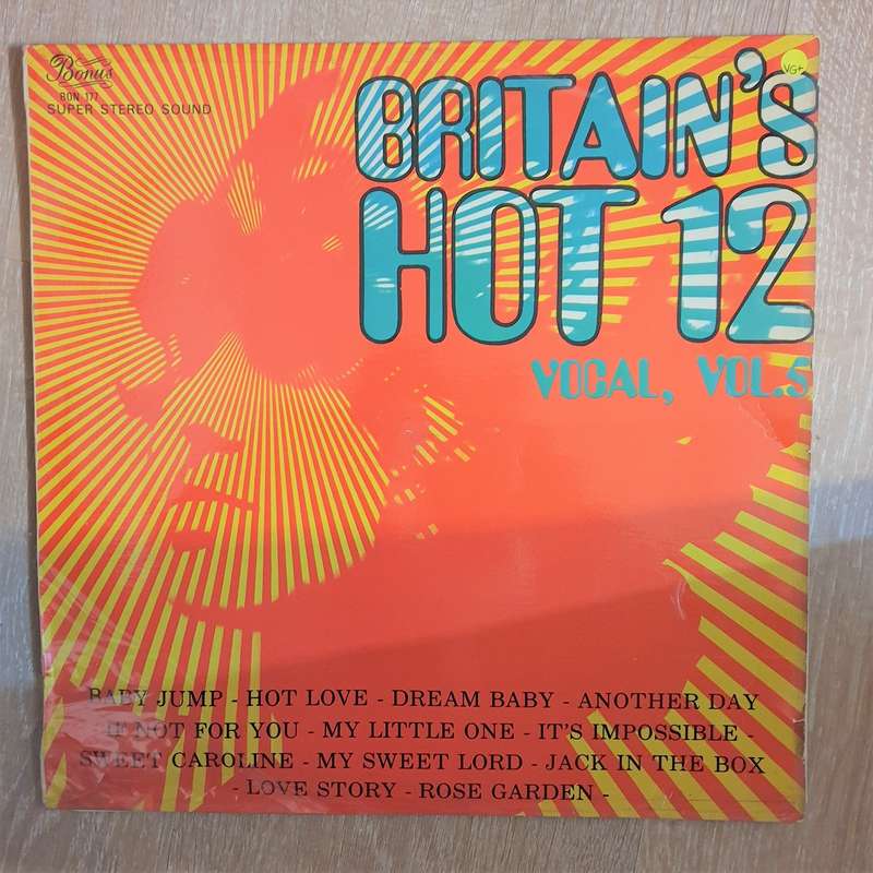 Britain's Hot 12 Vocal Vol 5 - Vinyl LP Record - Very-Good+ Quality (VG+)