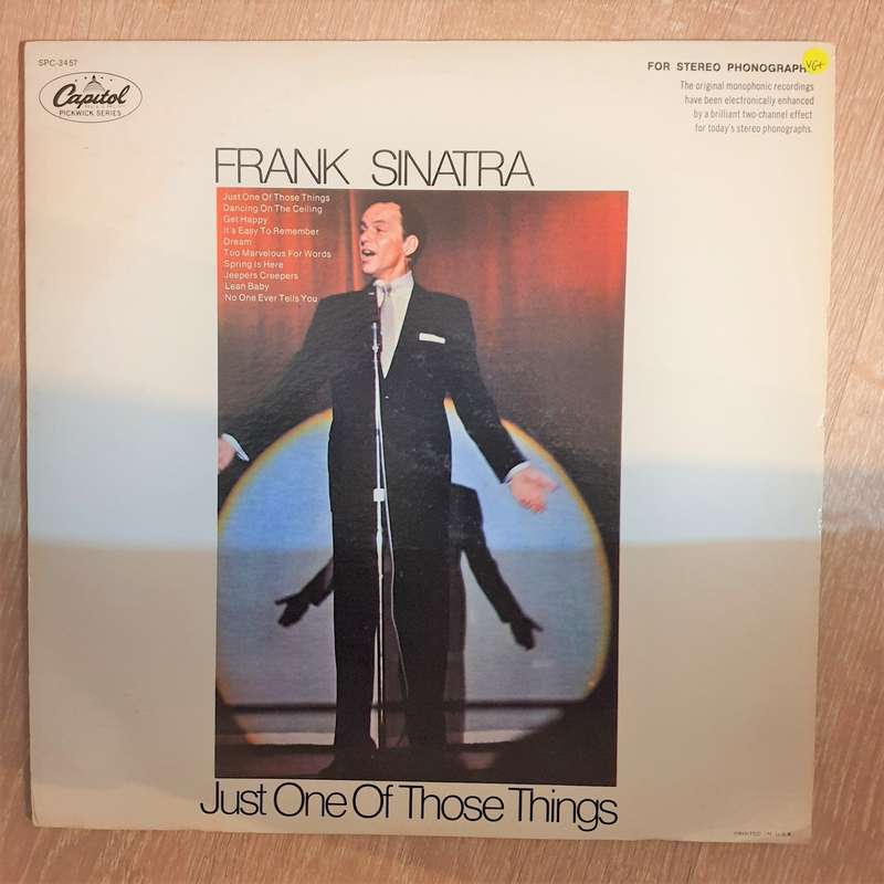 Frank Sinatra  Just One Of Those Things - Vinyl LP Record - Very-Good+ Quality (VG+)