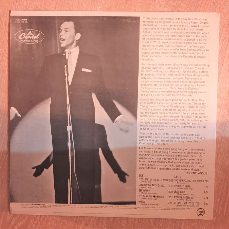 Frank Sinatra  Just One Of Those Things - Vinyl LP Record - Very-Good+ Quality (VG+)
