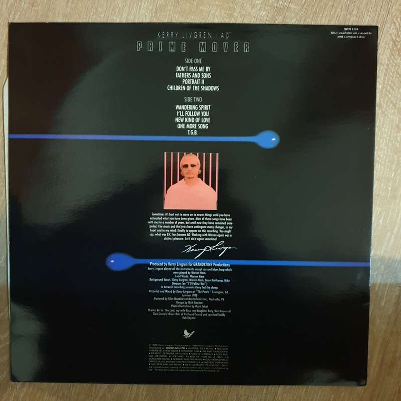 Kerry Livgren / AD  Prime Mover - Vinyl LP Record - Very-Good+ Quality (VG+)
