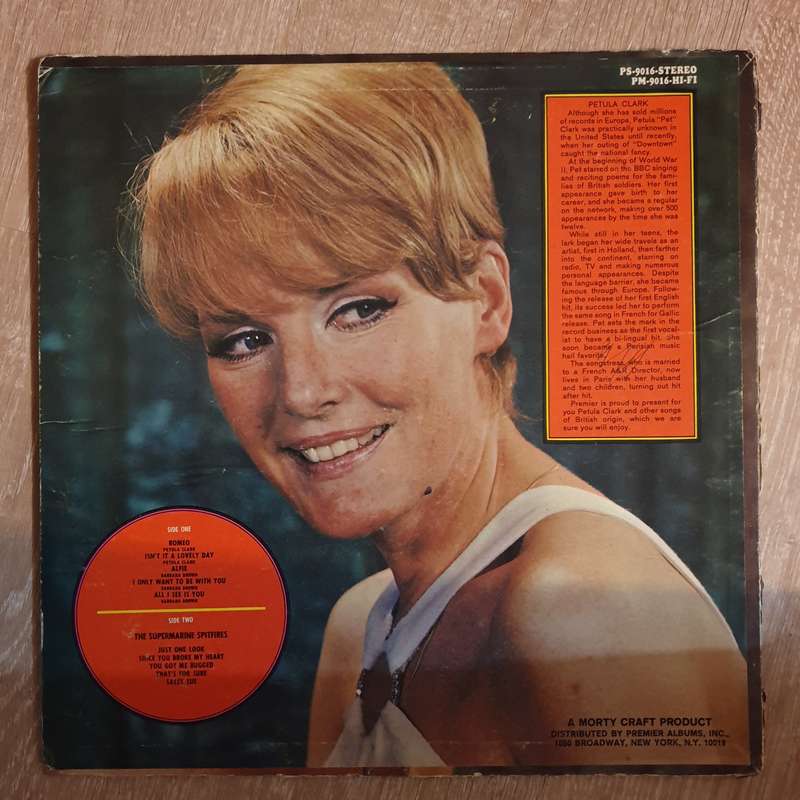 The English Sound Starring Petula Clark -  Vinyl LP Record - Very-Good Quality (VG)