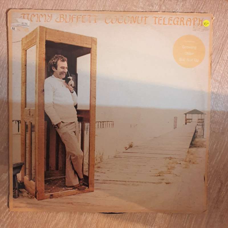 Jimmy Buffett  Coconut Telegraph - Vinyl LP Record - Very-Good+ Quality (VG+)
