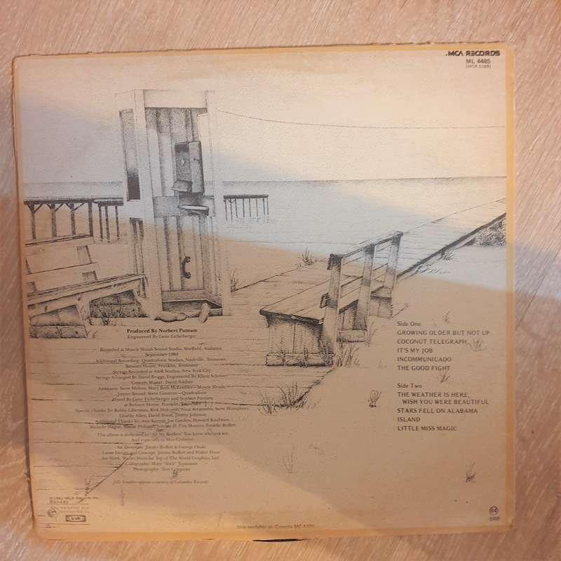 Jimmy Buffett  Coconut Telegraph - Vinyl LP Record - Very-Good+ Quality (VG+)