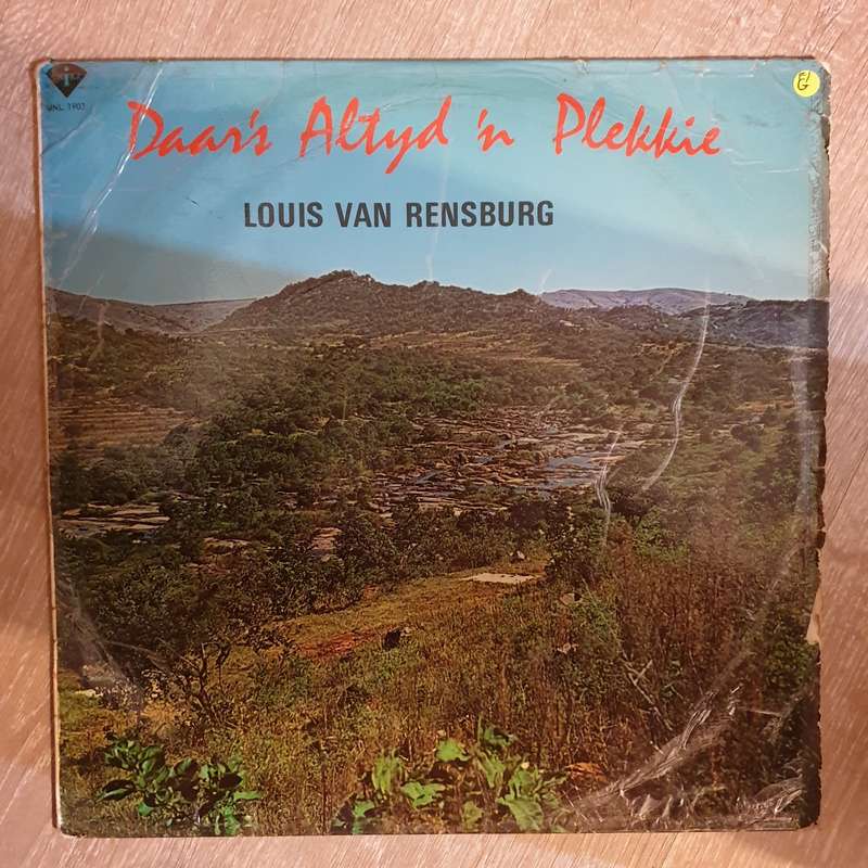 Kouis Van Rensburg - Daars Altyd ;n Plekkie  - Vinyl LP Record - Opened  - Fair Quality (F)
