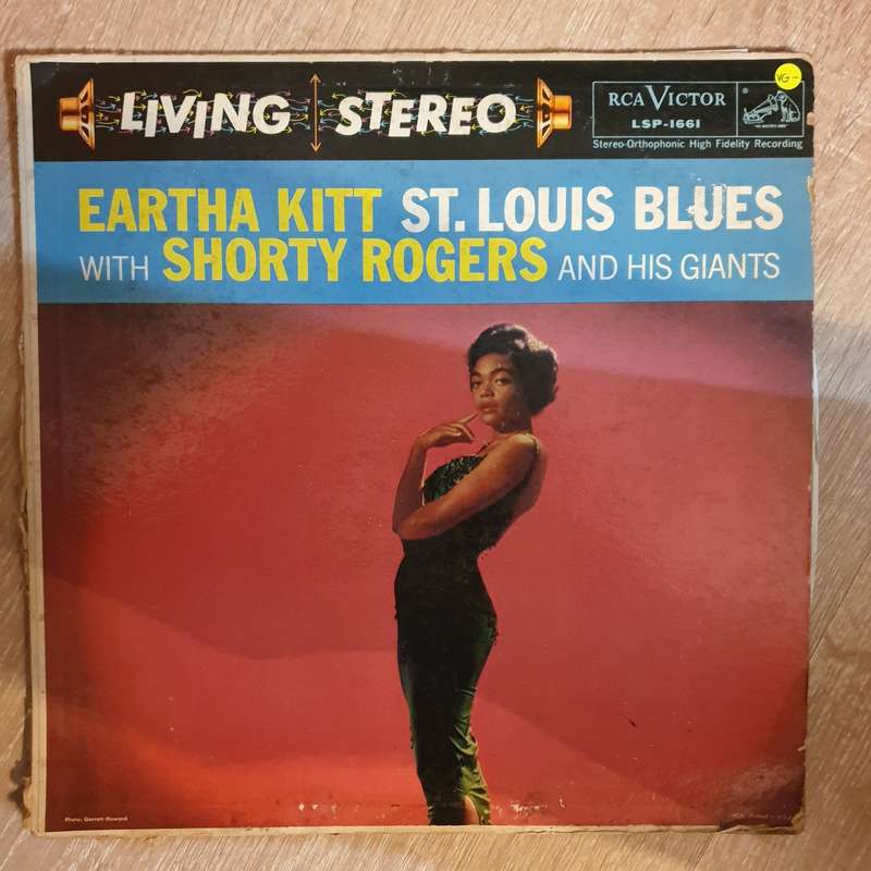 Eartha Kitt With Shorty Rogers And His Giants  St Louis Blues - Vinyl LP Record - Opened  -...