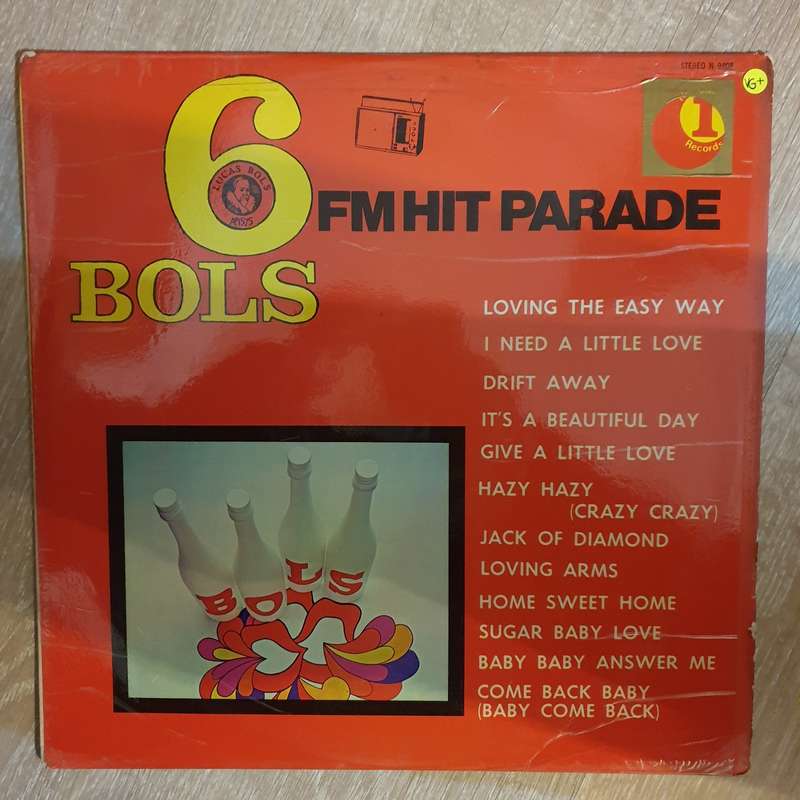 Bols Brandy - Bols 6 - FM Hit parade -  Vinyl LP Record - Very-Good+ Quality (VG+)