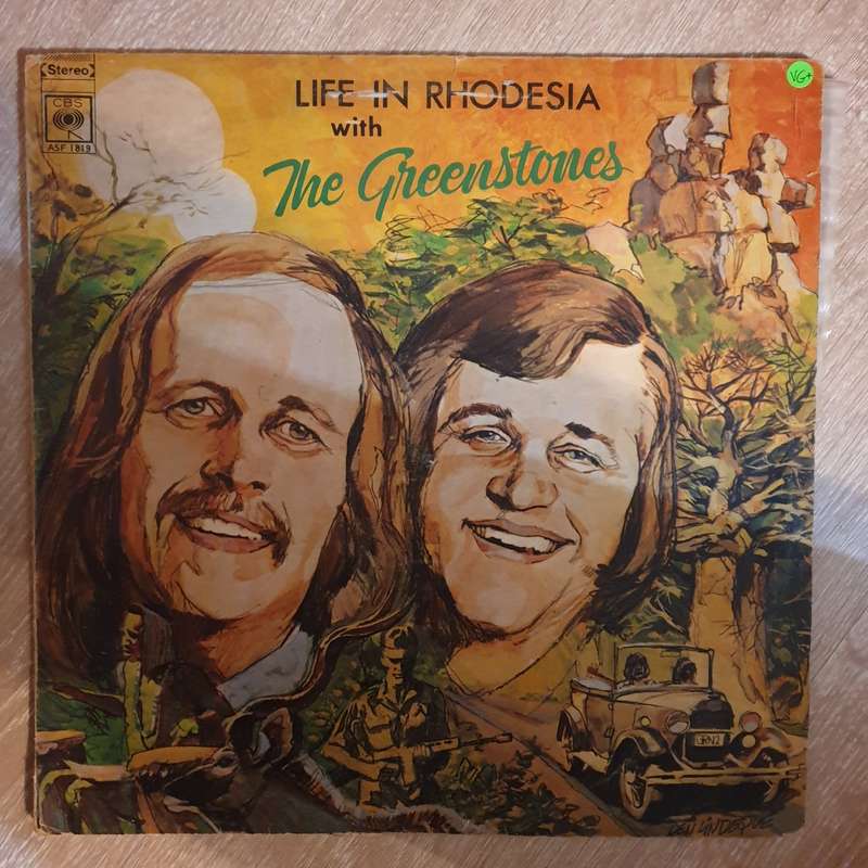 The Greenstones  Life In Rhodesia -  Vinyl LP Record - Very-Good+ Quality (VG+)