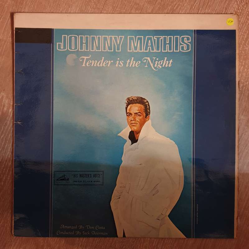 Johnny Mathis  Tender Is The Night -  Vinyl LP Record - Very-Good+ Quality (VG+)