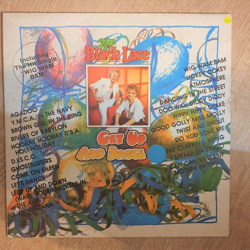 Black Lace  Get Up And Dance! -  Vinyl LP Record - Very-Good Quality (VG)