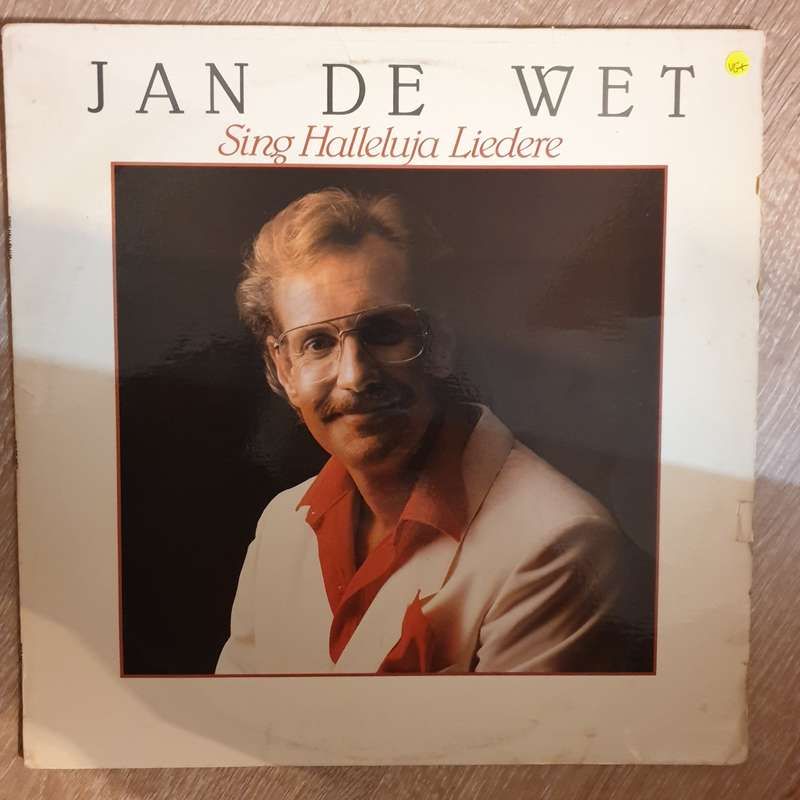 Jan De Wet Sing Halleluja Liedere -  Vinyl LP Record - Very-Good+ Quality (VG+)