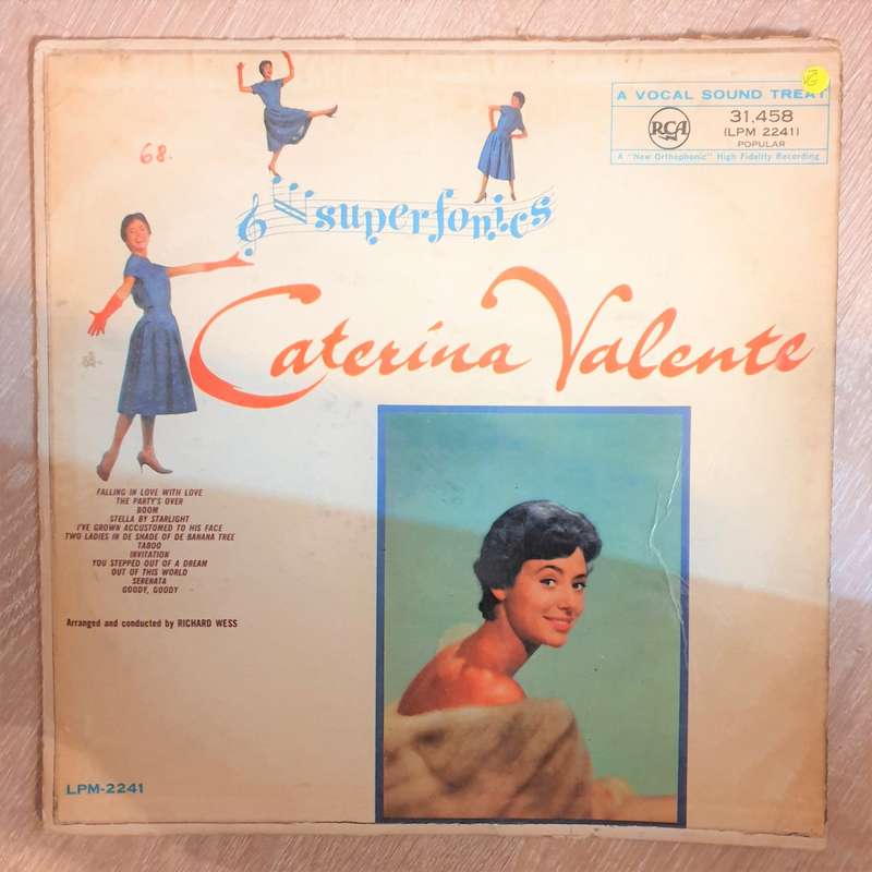 Caterina Valente - Superfonics - Vinyl LP Record - Opened  - Very-Good- Quality (VG-)