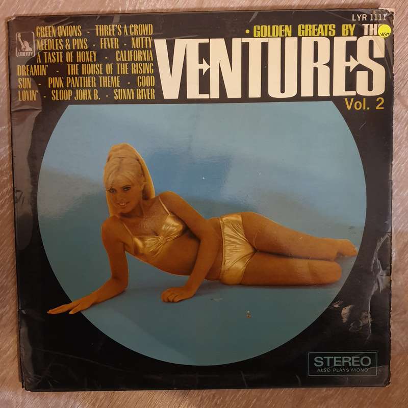 The Ventures  Golden Greats Vol. 2 - Vinyl LP Record - Very-Good+ Quality (VG+)