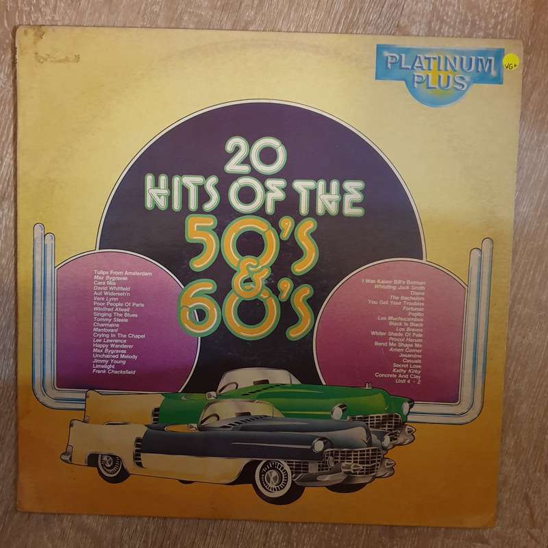 20 Hits of the 50's & 60's - Vinyl LP Record - Very-Good+ Quality (VG+)