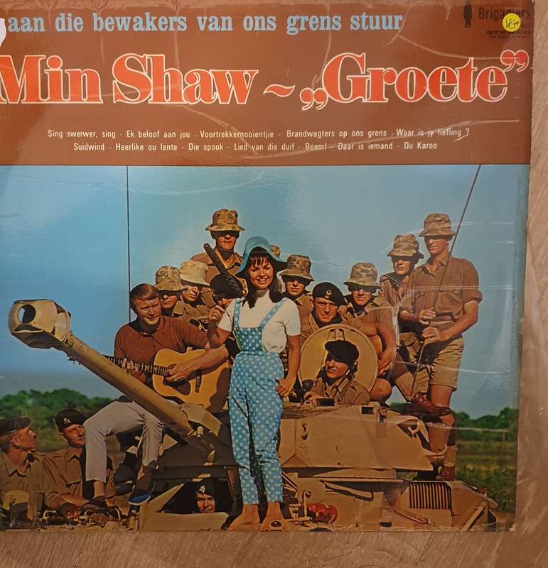 Min Shaw - Groete - Ann Die Bewakers Van Ons Grens Stuur - Vinyl LP Record - Very-Good+ Quality (...