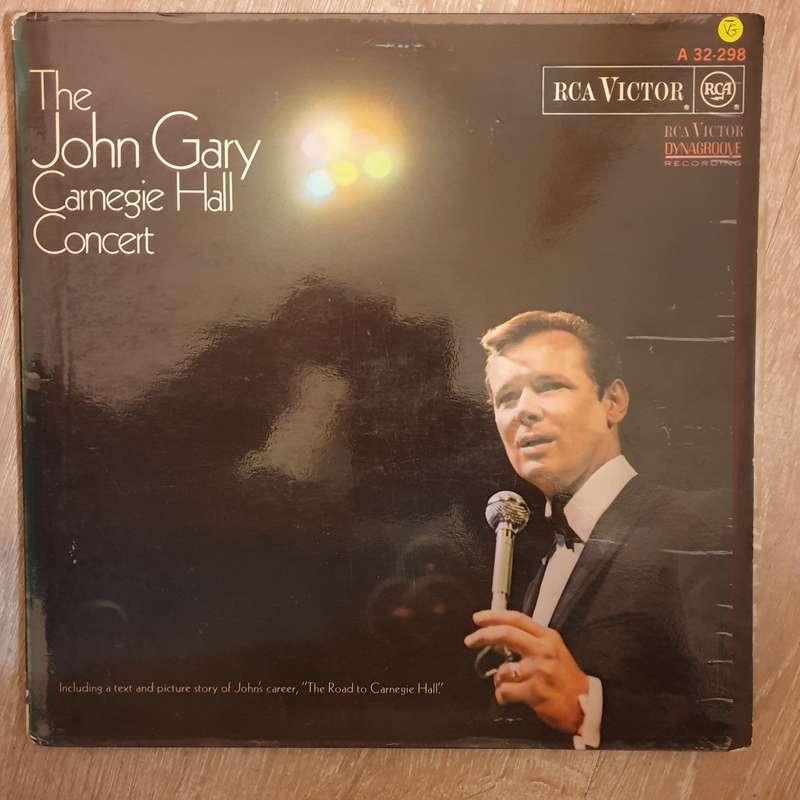 John Gary  Carnegie Hall Concert  - Vinyl LP Record - Opened  - Very-Good- Quality (VG-)