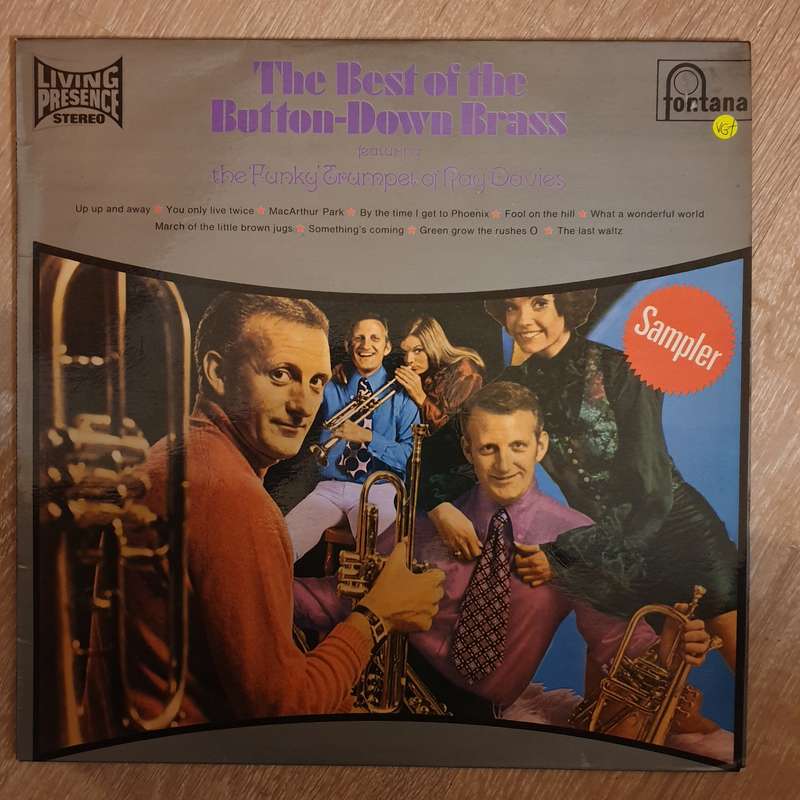The Best Of The Button Down Brass - Featuring The 'Funky' Trumpet Of Ray Davies - Vinyl LP Record...
