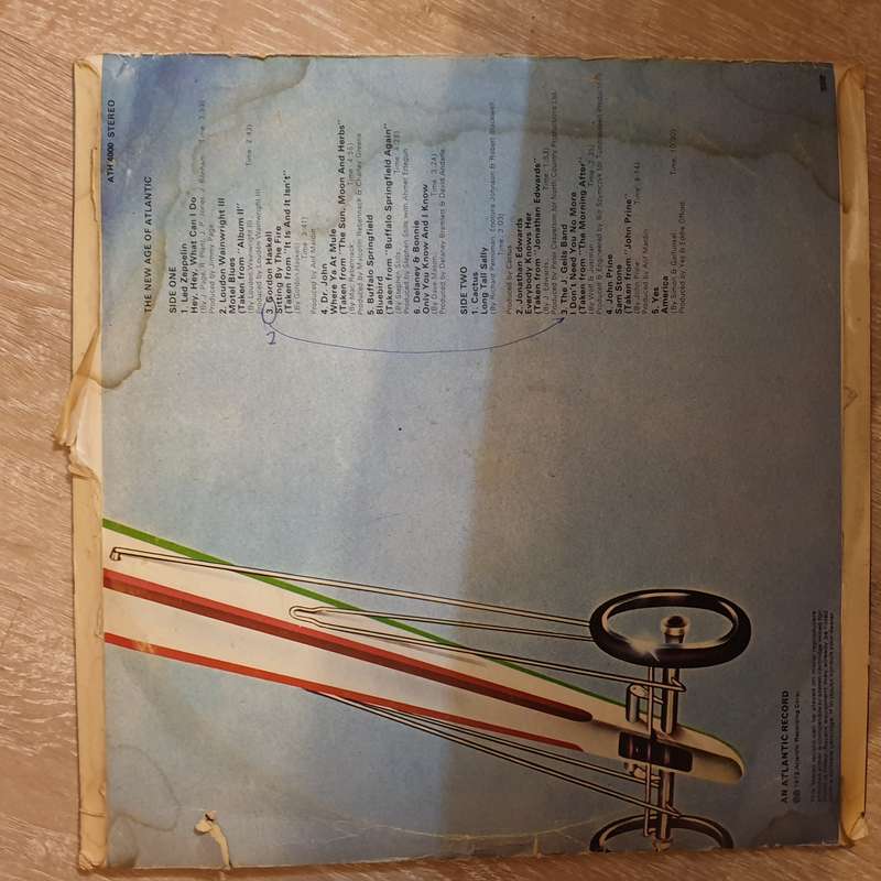 The New Age Of Atlantic  - Vinyl LP Record - Opened  - Good+ Quality (G+)
