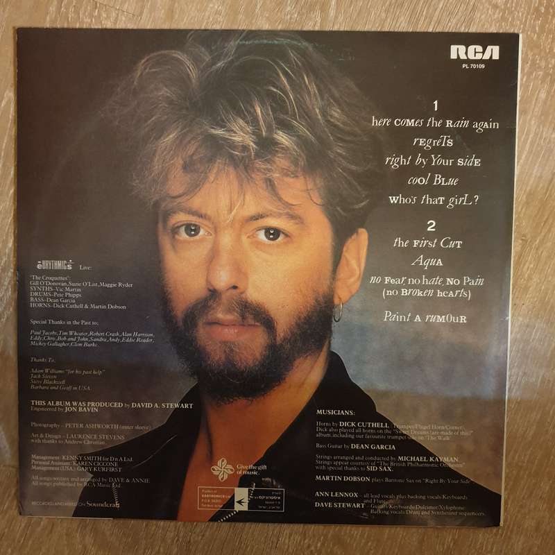 Eurythmics - Touch- Vinyl LP Record - Very-Good+ Quality (VG+)