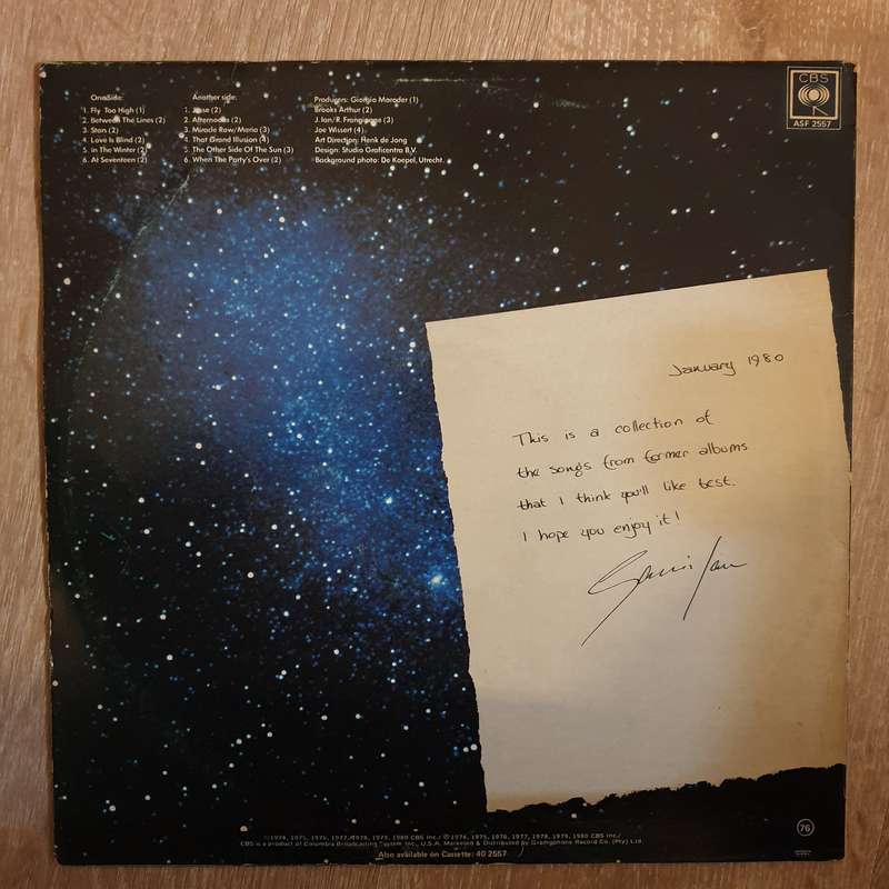 Janis Ian  My Favourites - Vinyl LP Record - Very-Good+ Quality (VG+)