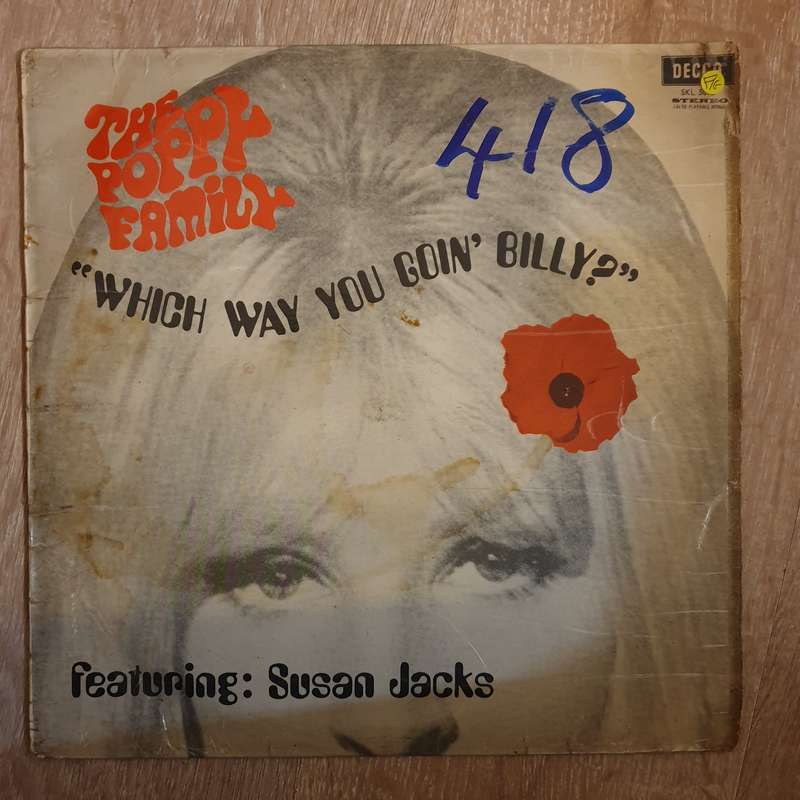 The Poppy Family  Which Way You Goin' Billy?  - Vinyl LP Record - Opened  - Fair Quality (F)