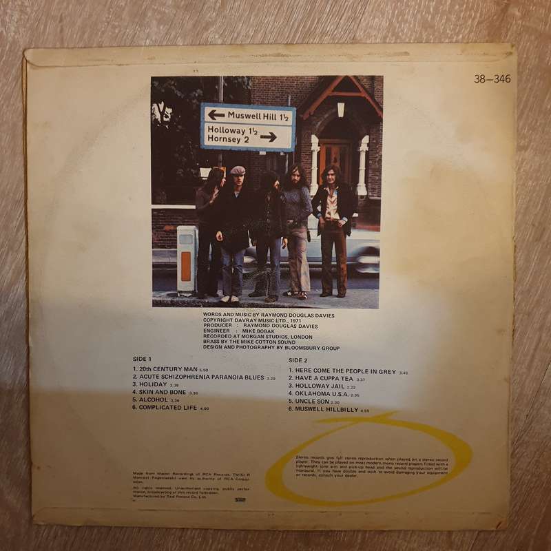 The Kinks  Muswell Hillbillies - Vinyl LP Record - Very-Good Quality (VG)