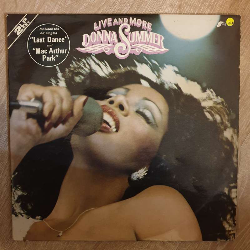 Donna Summer  Live And More - Double Vinyl LP Record - Very-Good+ Quality (VG+)