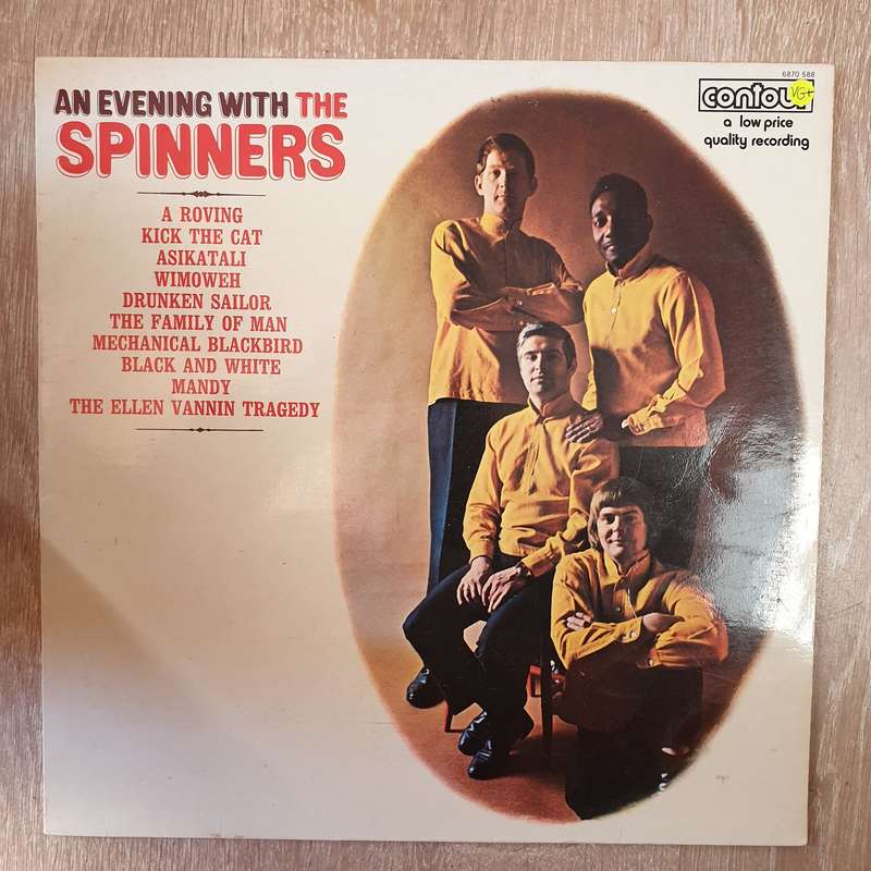 The Spinners  An Evening With The Spinners -  Vinyl LP Record - Very-Good+ Quality (VG+)