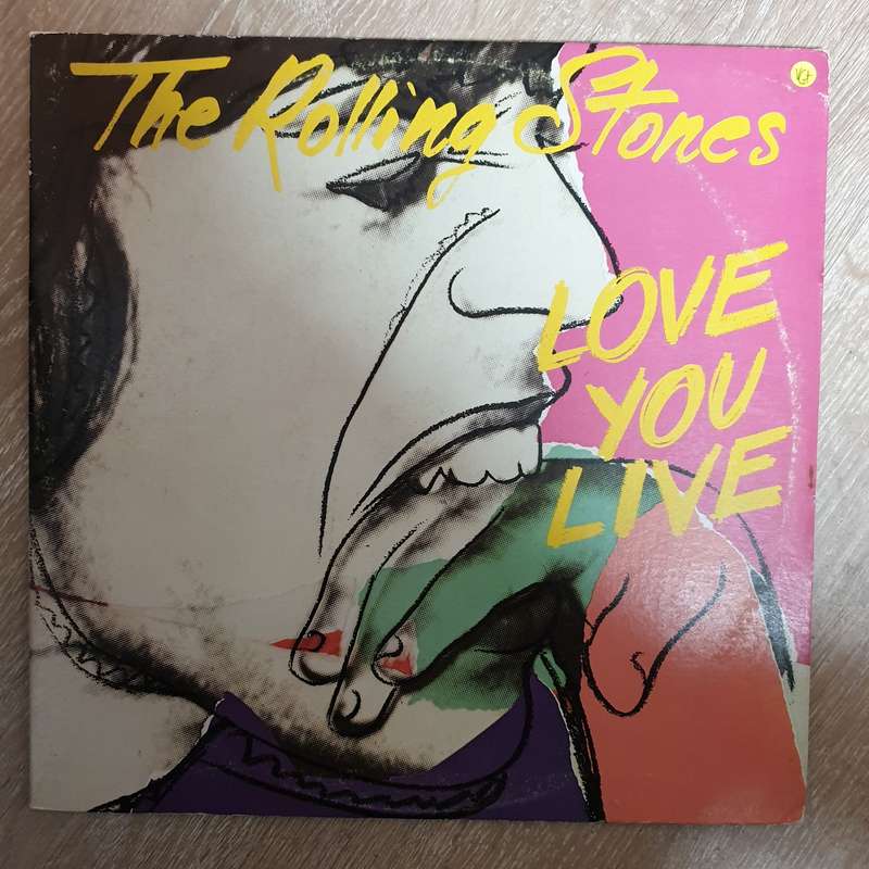 The Rolling Stones  Love You Live -  Double Vinyl LP Record - Very-Good+ Quality (VG+)