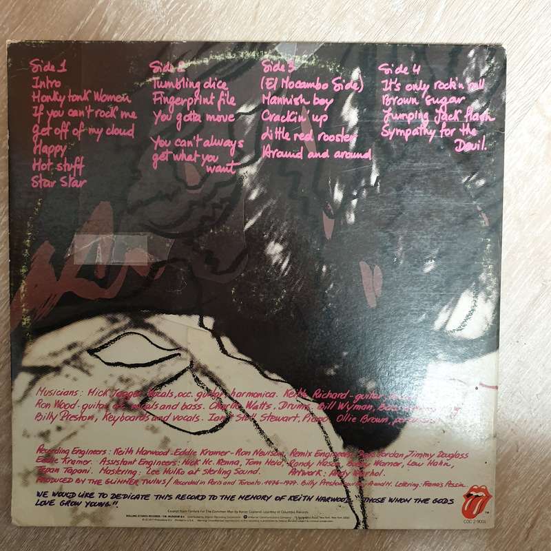The Rolling Stones  Love You Live -  Double Vinyl LP Record - Very-Good+ Quality (VG+)