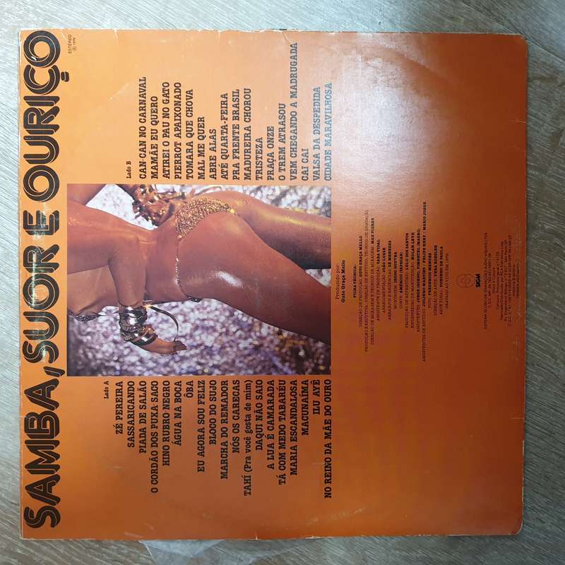 Samba Livre  Samba, Suor E Ouriço Vol.4   Vinyl LP Record - Very-Good+ Quality (VG+)