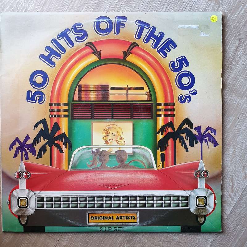 50 Years of Hits - 50 Original Songs  - Double Vinyl LP Record - Very-Good+ Quality (VG+)