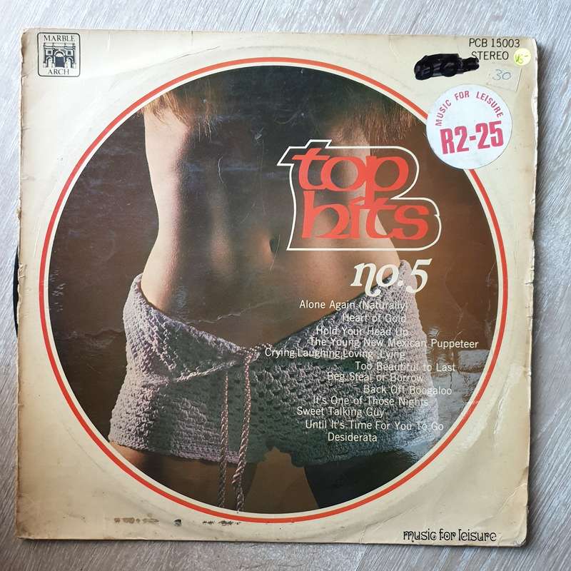 Top Hits No 5 - Vinyl LP Record - Opened  - Very-Good- Quality (VG-)