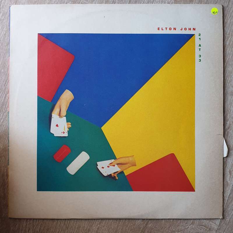 Elton John - 21 at 33  Vinyl LP Record - Very-Good+ Quality (VG+)