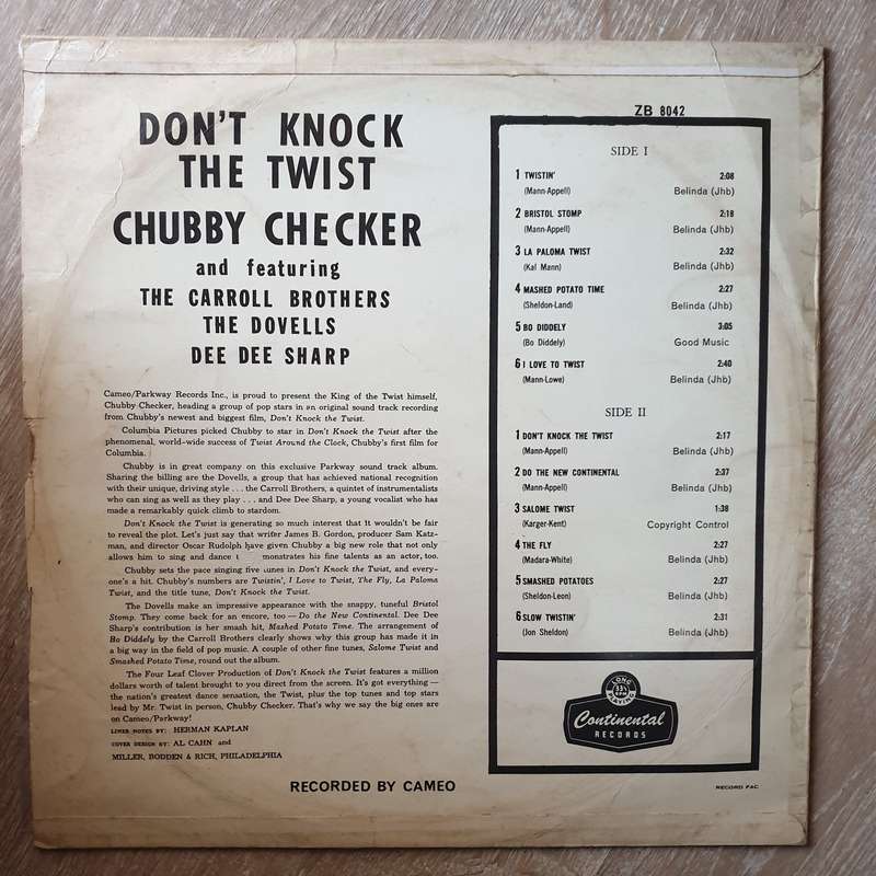 Chubby Checker Also Featuring The Dovells / The Carroll Brothers / Dee Dee Sharp  Don't Kno...