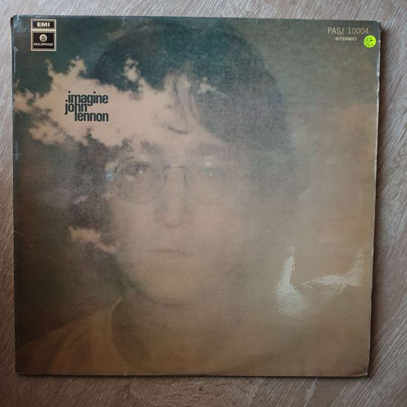John Lennon  Imagine -  With original Poster - Vinyl LP Record - Very-Good+ Quality (VG+)