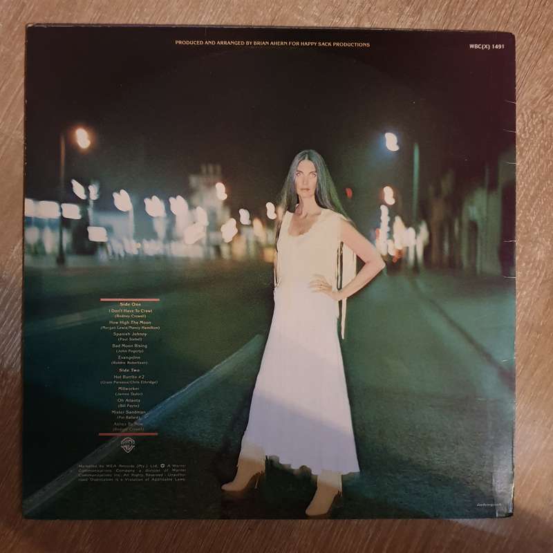 Emmylou Harris  Evangeline - Vinyl LP Record - Very-Good+ Quality (VG+)