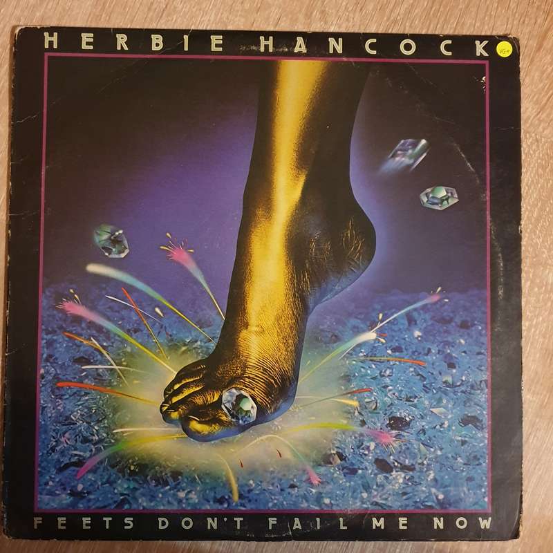 Herbie Hancock  Feets Don't Fail Me Now  Vinyl LP Record - Very-Good+ Quality (VG+)