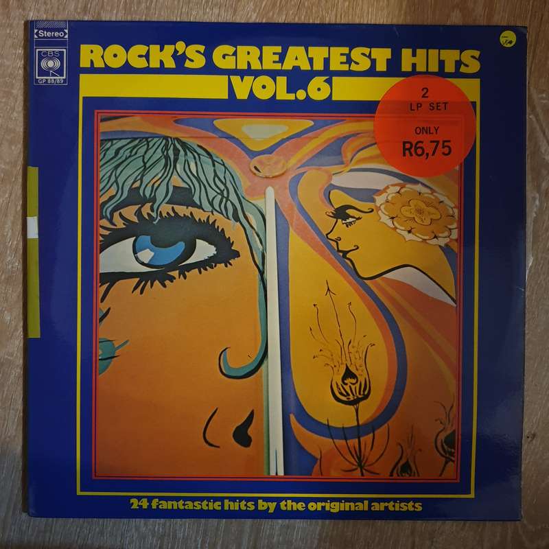 Rock's Greatest Hits - Vol 6 - Double Vinyl LP Record (VG-)