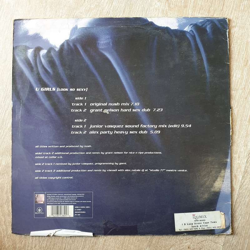 Nush  U Girls (Look So Sixy) - Vinyl LP Record - Opened  - Very-Good Quality (VG)