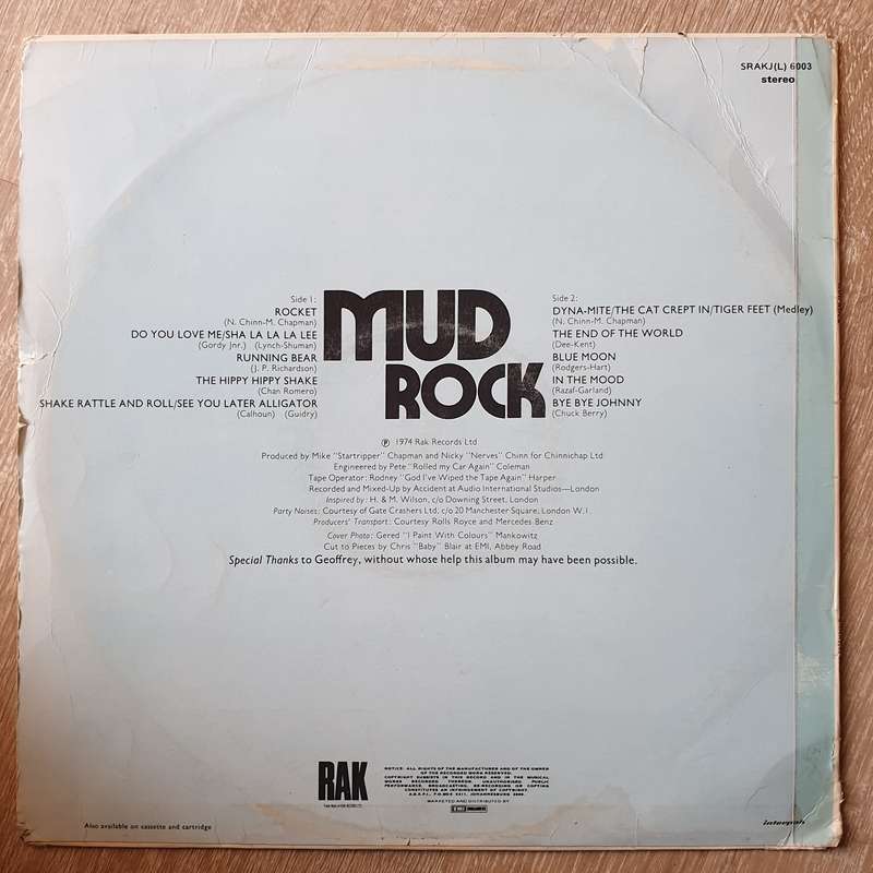 Mud  Mud Rock - Vinyl LP Record - Opened  - Very-Good- Quality (VG-)
