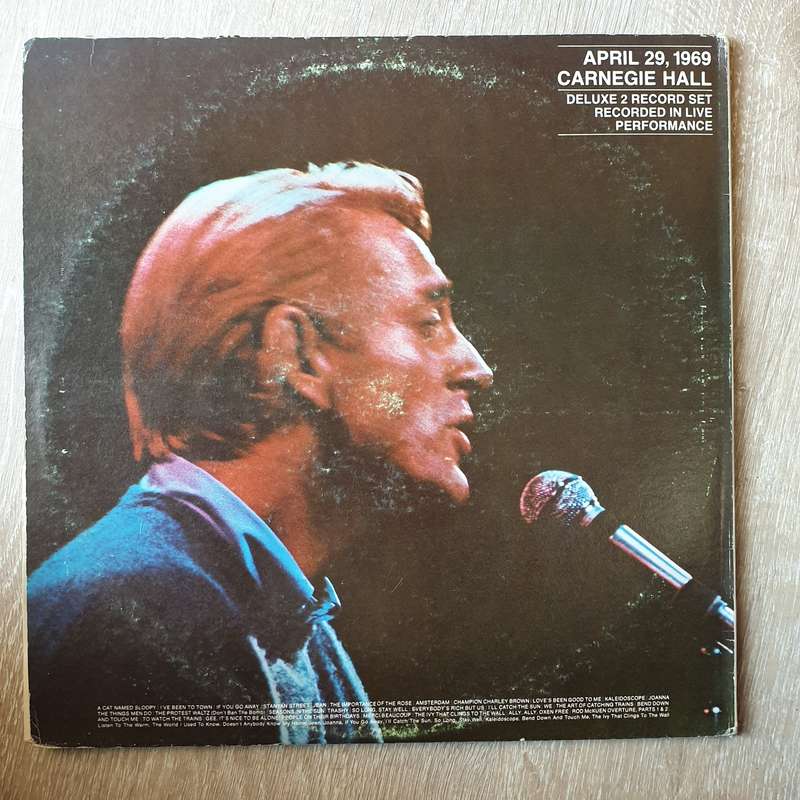 Rod McKuen At Carnegie Hall - Vinyl LP Record  (VG-)