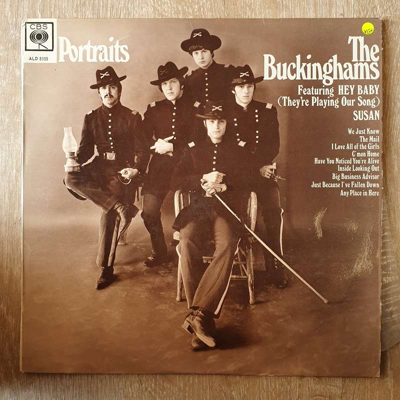 The Buckinghams  Portraits  Vinyl LP Record - Very-Good+ Quality (VG+)