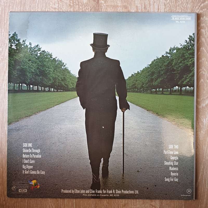 Elton John  A Single Man - Vinyl LP Record - Very-Good Quality (VG)