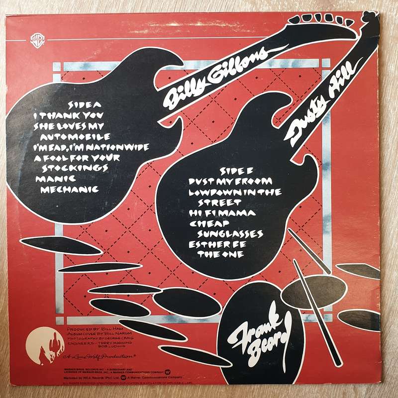 ZZ Top  Deguello  Vinyl LP Record - Very-Good+ Quality (VG+)