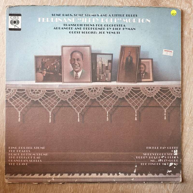 Ferdinand "Jelly Roll" Morton* - Dick Hyman  Transcriptions For Orchestra  Vinyl LP Reco...