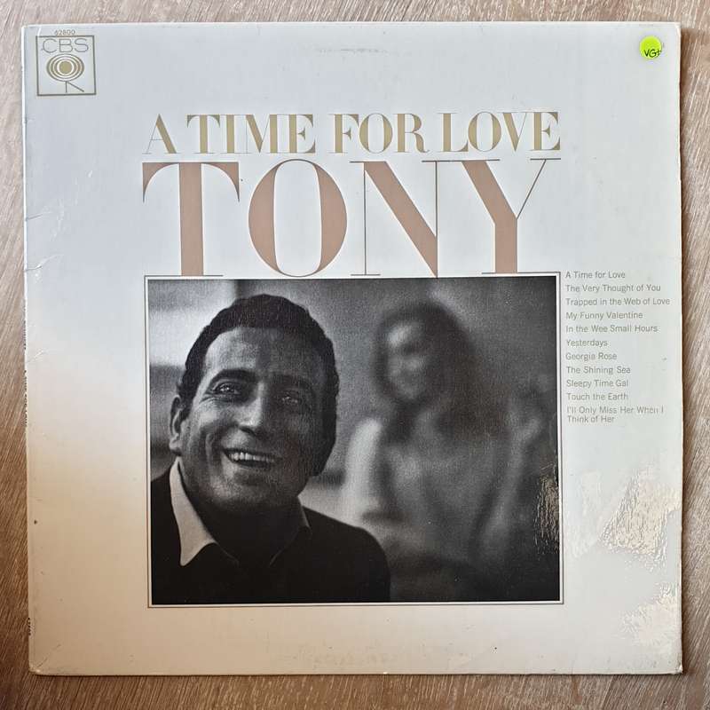 Tony Bennett  A Time For Love  Vinyl LP Record - Very-Good+ Quality (VG+)