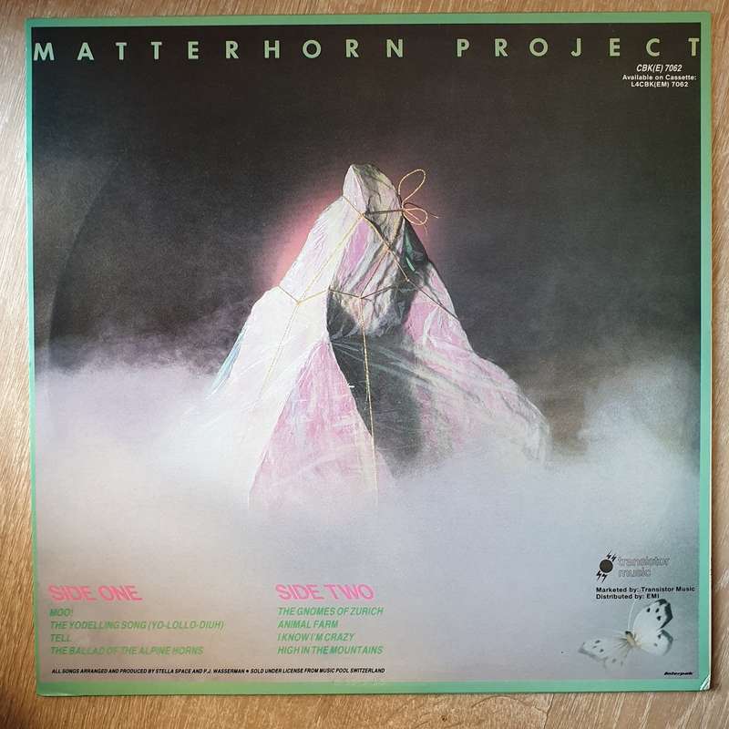 Matterhorn Project  Matterhorn Project  Vinyl LP Record - Very-Good+ Quality (VG+)