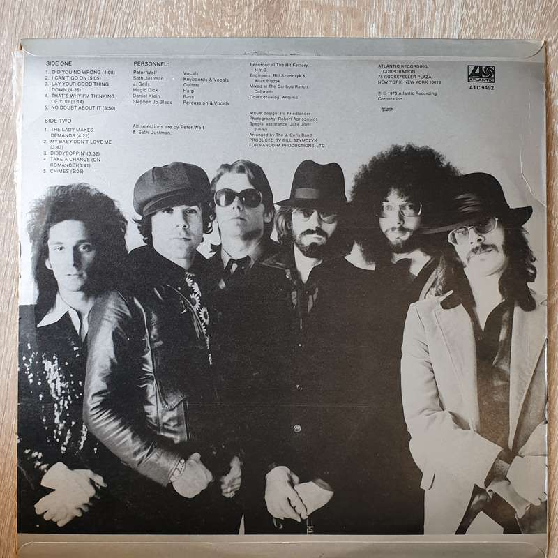 The J. Geils Band  Ladies Invited  Vinyl LP Record - Very-Good+ Quality (VG+)