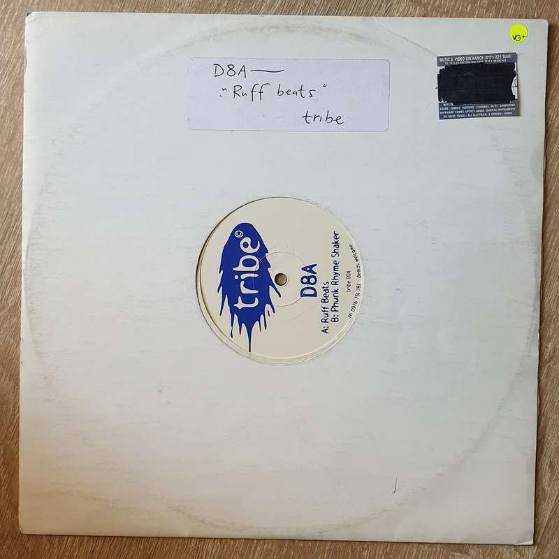 D8A  Ruff Beats / Phunk Rhyme Shaker  Vinyl LP Record - Very-Good+ Quality (VG+)