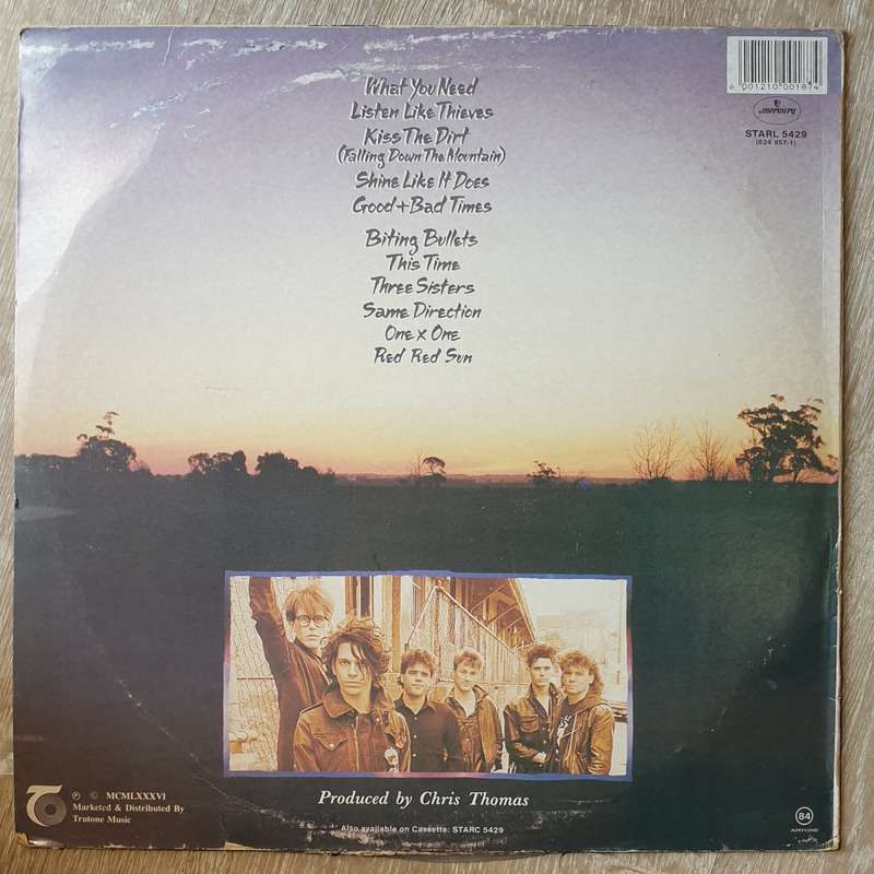 INXS  Listen Like Thieves  Vinyl LP Record - Very-Good+ Quality (VG+)